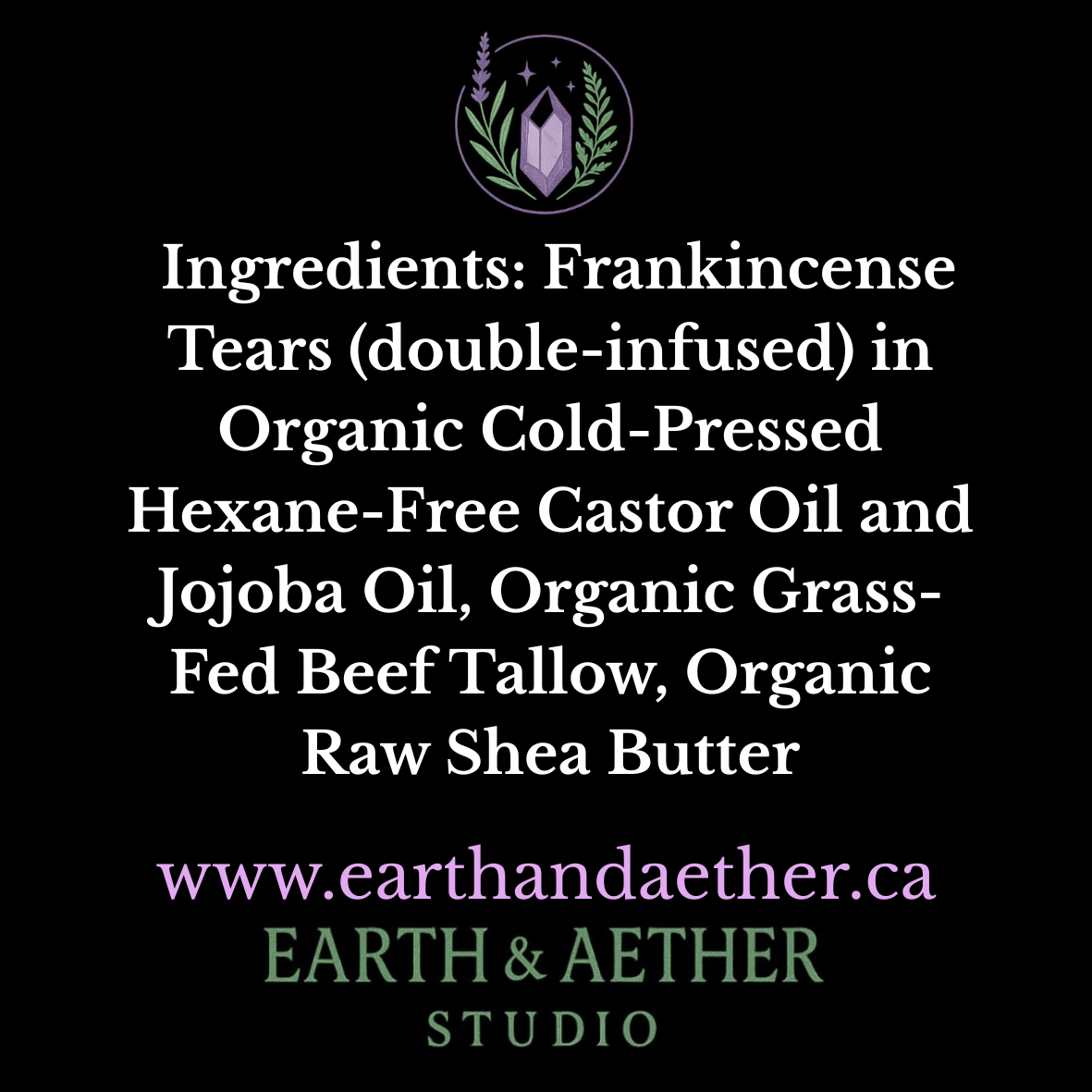 Frankincense Tallow Balm