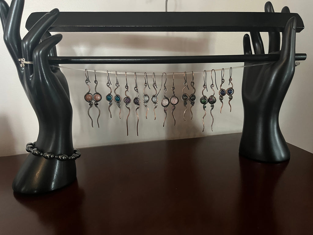 Crystal Gemstone Earrings