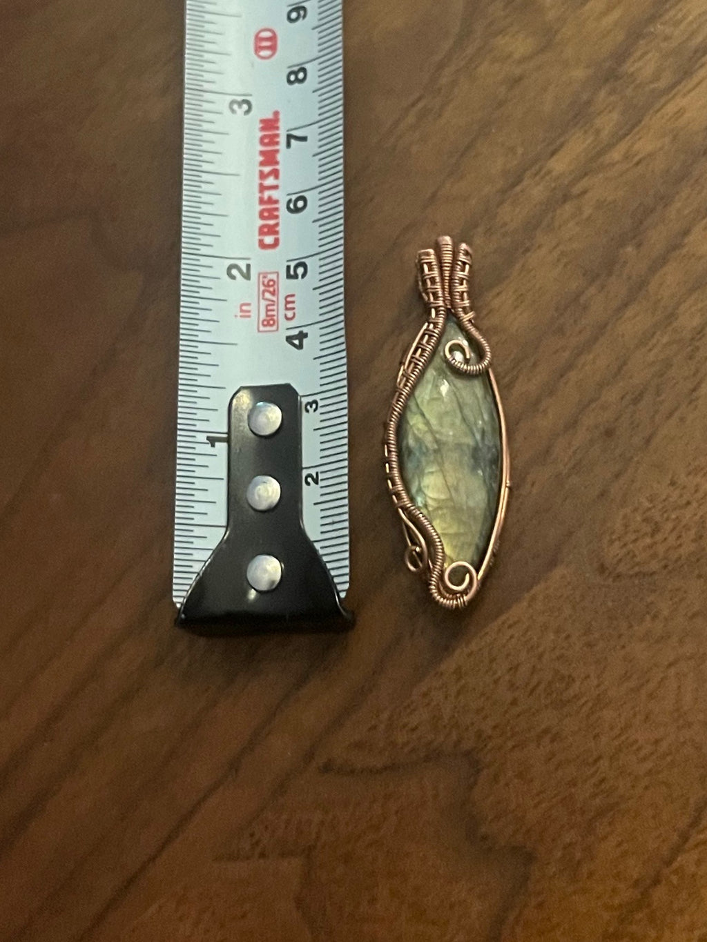 Green/Gold Labradorite Pendant