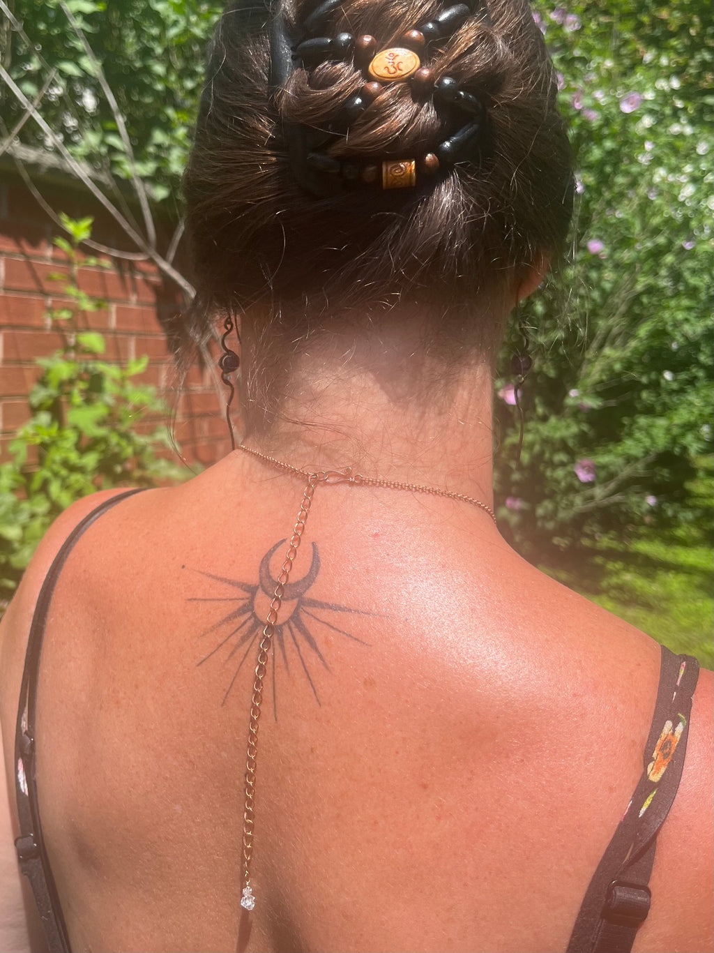 Pure Raw Copper and Crystal Extendable Chain