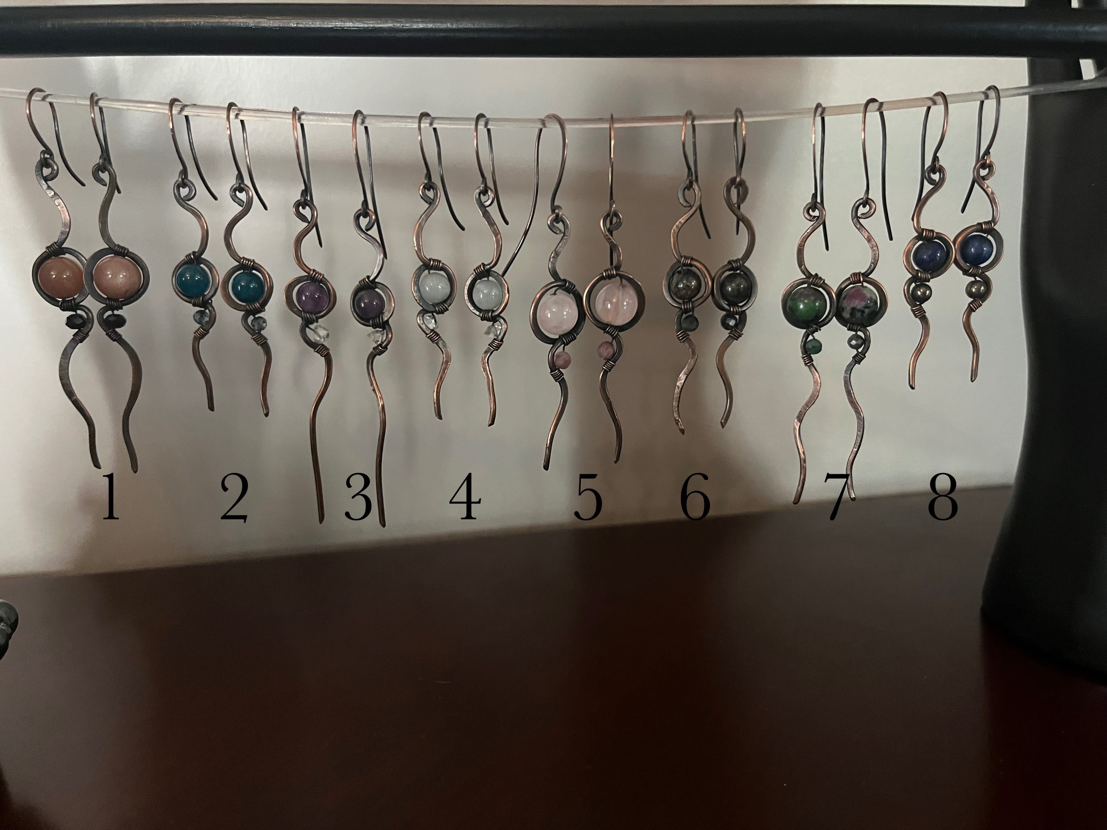 Crystal Gemstone Earrings