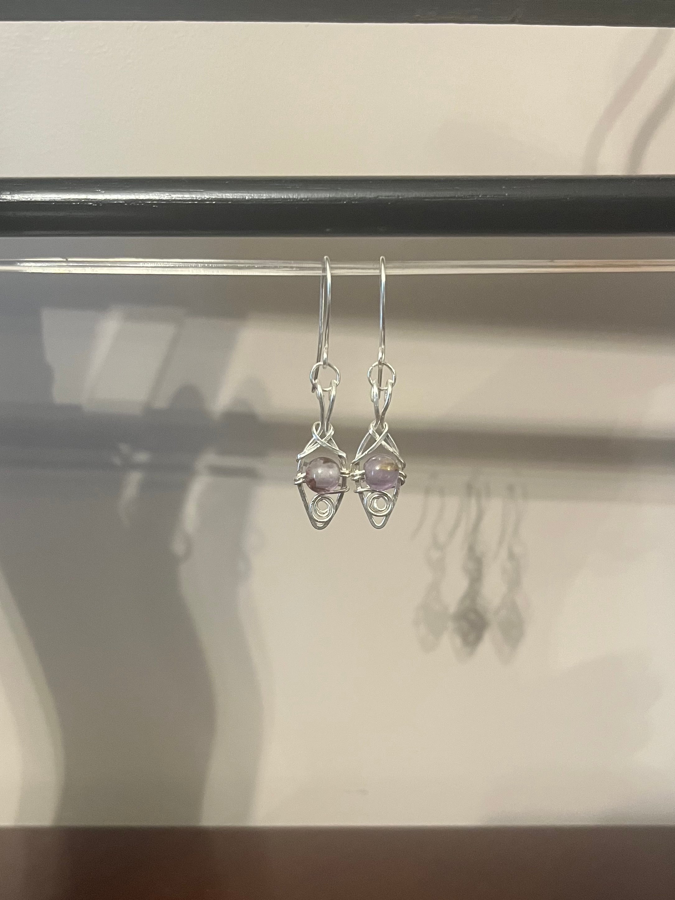 Lepidolite, Herkimer Diamond & Super Seven Amethyst in 925 Sterling